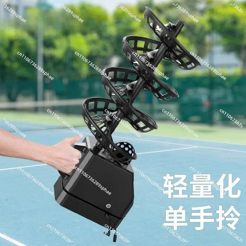 Macchina per lanciare palline da tennis, persona singola con pratica di rete di cattura, macchina per servizio autonomo per attrezzature da allenamento