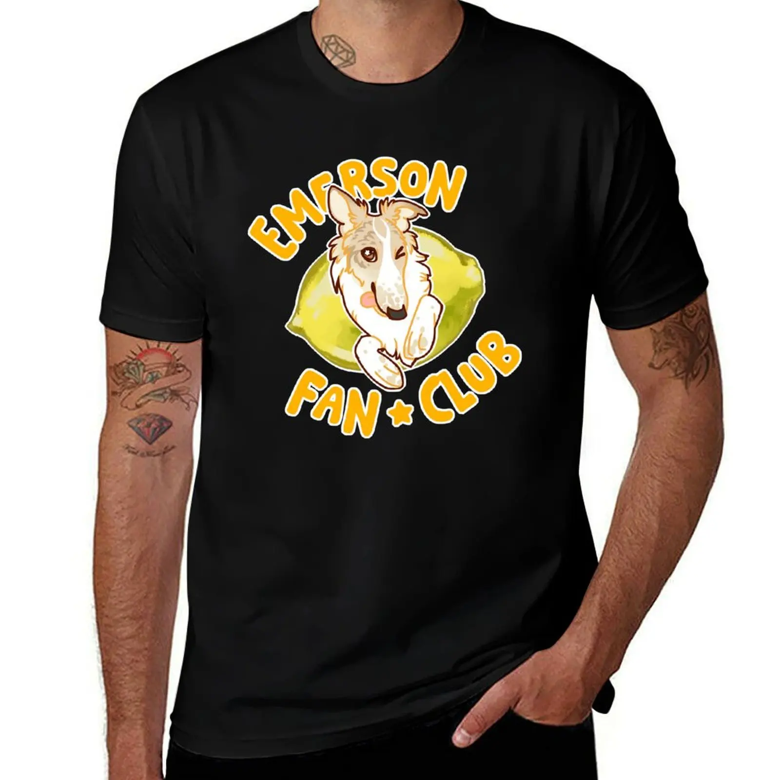 

Emerson Fan Club T-Shirt printed t shirts for man cotton t shirts man 100%