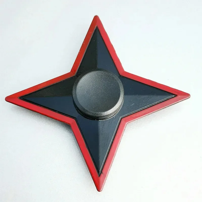 Kreatywny Spinner Antystresowy Tri Spinner Ze Stopu Cynku Ninja Shuriken Sharingan Spinner Do Ręki Zabawka Redukująca Stres Dla Dzieci