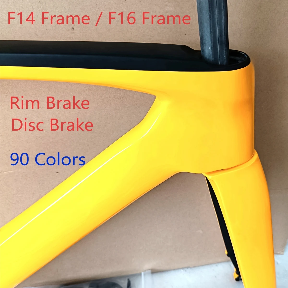 

Карбоновая рама шоссейного велосипеда с рулем F14, 90-цветная карбоновая рама велосипеда с рулем, доставка XDB UPS DPD для ЕС