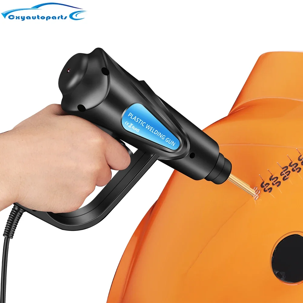 

70W Plastics Welding Machine Garage Tools Hot Staplers Heat Welder Gun Soldering Iron For Plastic PVC Car Bumper Repair Kit