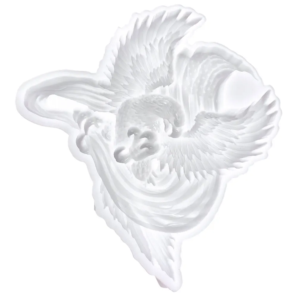 

Eagle Silicone 9203 White Decorative Resin Casting Molds for Epoxy Crafts Easy Demold Decorative Eagle Mold Durable Reusable