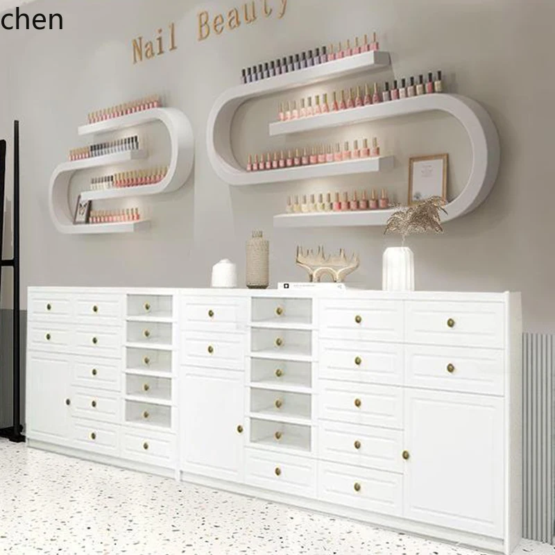 

YXY Nail Salon Display Nail Polish Gel Storage Cabinet Nail Polish Storage Product Floor Cabinet