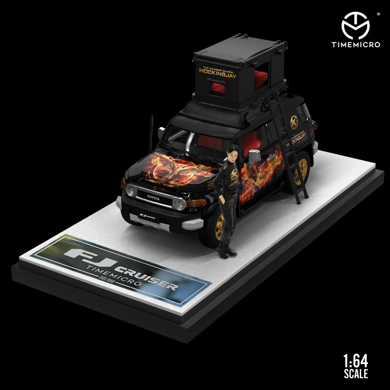 

TimeMicro 1:64 FJ Hunger Games style action figure Limited edition alloy off-road vehicle model