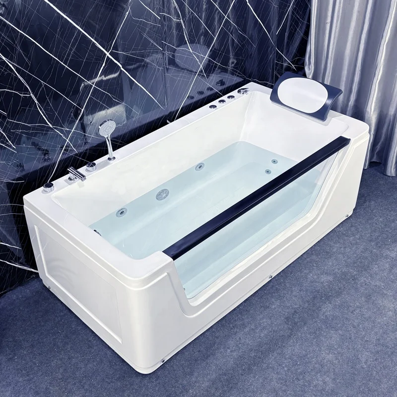 

STLFSingle Person whirlpool Acrylic Massage Bathtub Hotel Luxury Bath Freestanding Hydromassage