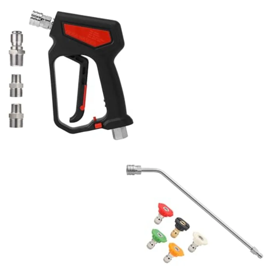 

Пистолет для мойки высокого давления WASHER 5000 PSI, удлинительная насадка для мойки высокого давления