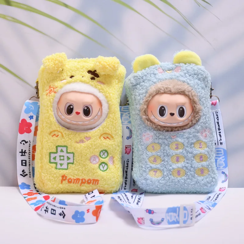

Labubu 1st-3rd Gen Pendant Set: Doll Clothing, Game Console, Phone Crossbody Bag - Labubu Dress-Up Outfit