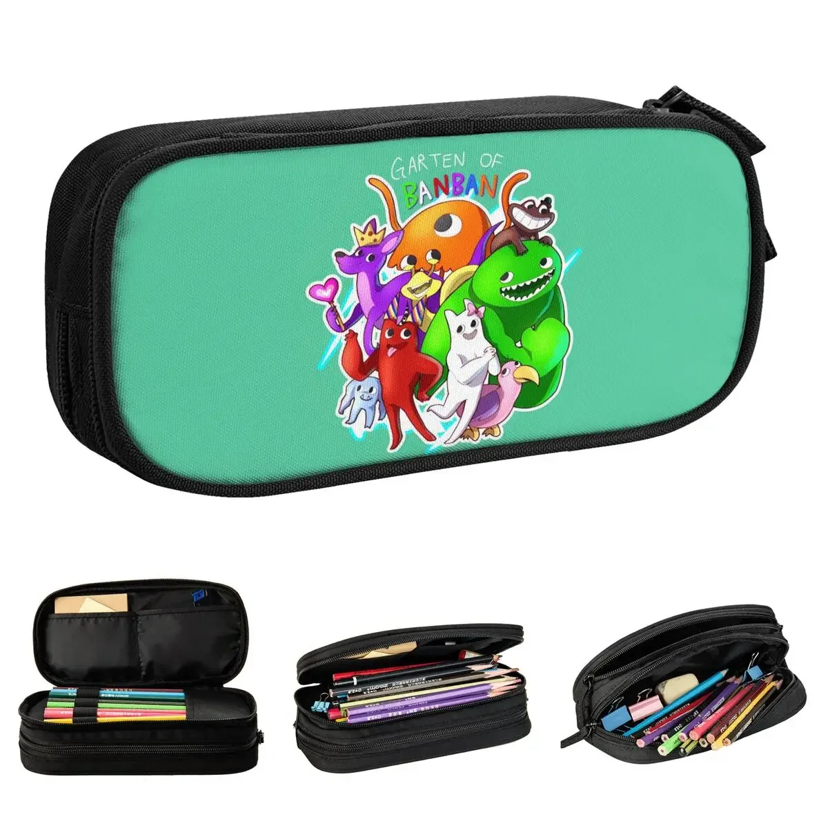 

Garten Of Banban Game Pencil Cases Cartoon Pencilcases Pen Holder for Girl Boy Large Storage Bags School Supplies Stationery