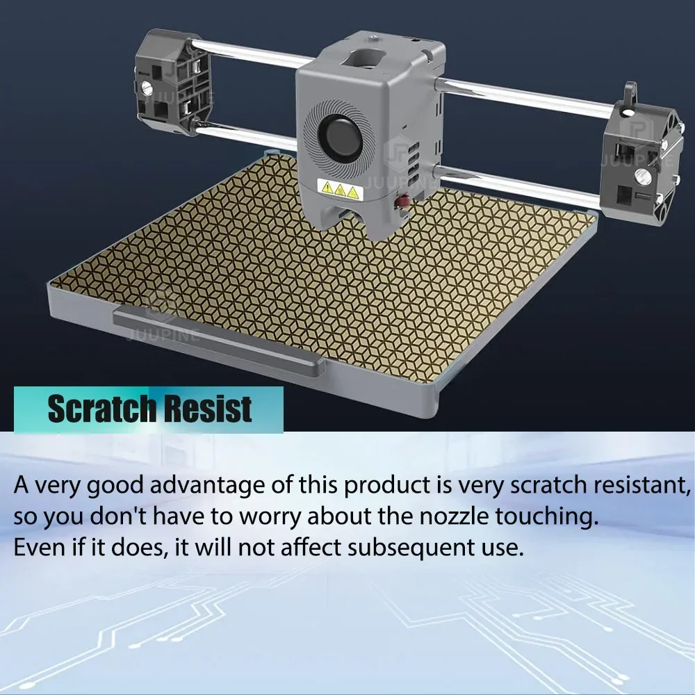 

PEI Honeycomb Build Plate 235x235 220x220 350x350 310x310 PEI Sheet Double Sided Steel Sheet For Elegoo Voron Ender 3 3d Priter