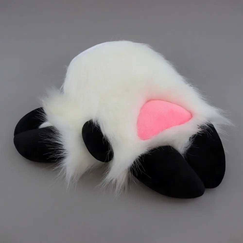 Kawaii الكرتون تأثيري حلي قفازات فروي Fursuit Kigurumi أفخم قفازات حافر الأغنام رشاقته الدافئة تأثيري الدعائم الهدايا #3