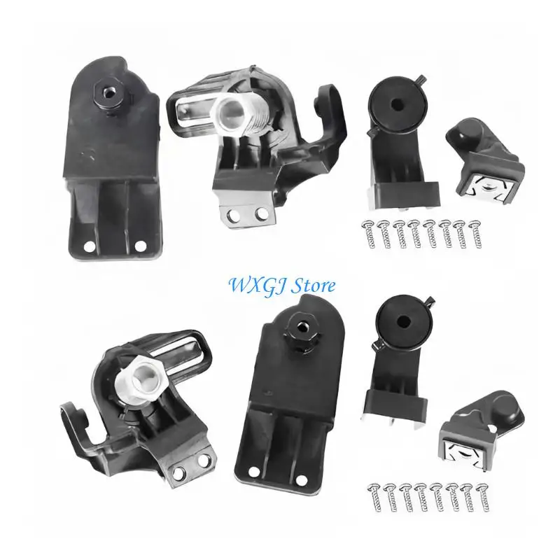 

37JE Front Headlight Repair Mount Brackets for 2021-2024 2GA998225A 2GA998226A Repair with Screws Easy Installation