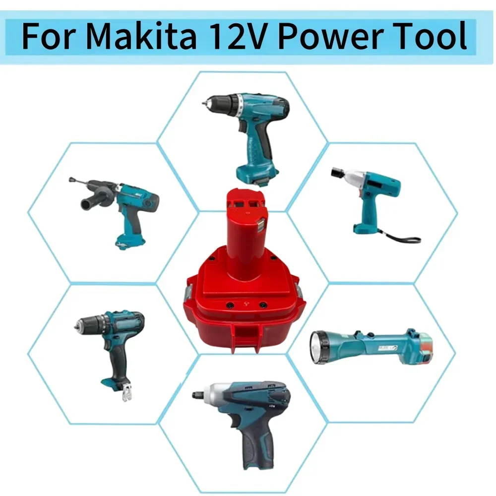 Replacement Batteries For Makita 12V 4.8/6.8/9.8/12.8Ah screwdriver battery Cordless PA12 PA14 PA09 PA18 Drill Tools Bateria