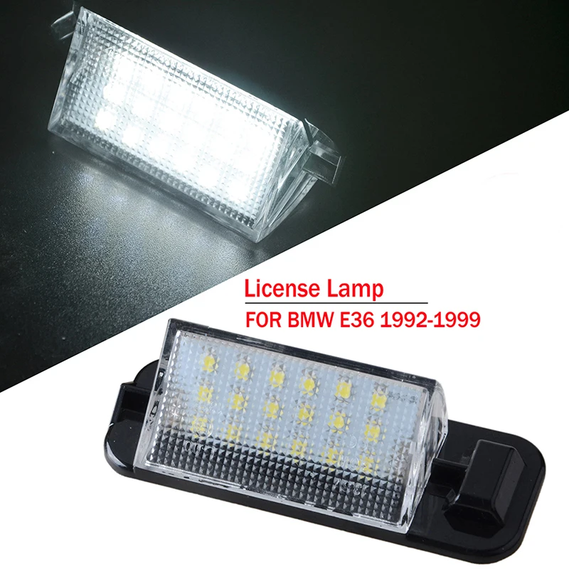 Fit For BMW E36 318i 318is 318ti 325i M3,1992-1999 Car Rear License Plate Light Lamp Assembly Car Accessories