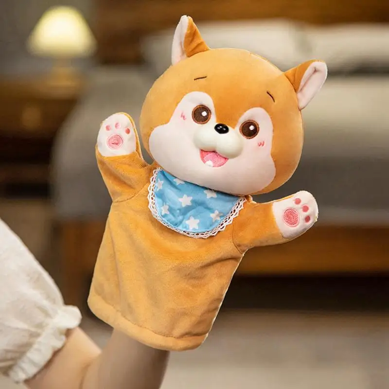 Plush Puppets For Kids Animal Stuffed Hand Puppet Interactive Role Play Storytelling Plushies Pretend Plush Toy For Show Theater