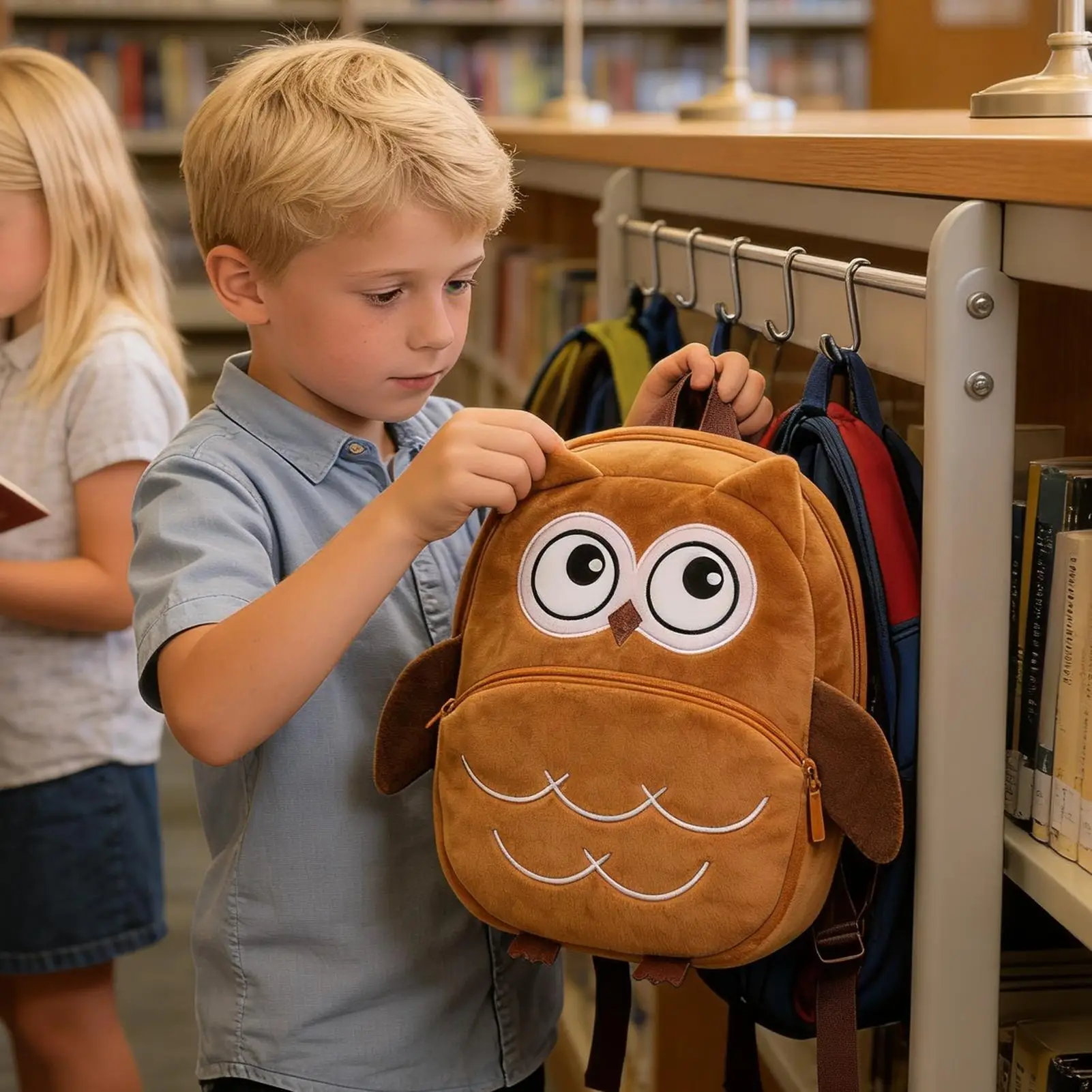 

Cute Owl Backpack Cute Cartoon Owl Soft Lightweight Bags Small Boys Backpack For Daycare Preschool Zoo Activities Snacks Toys