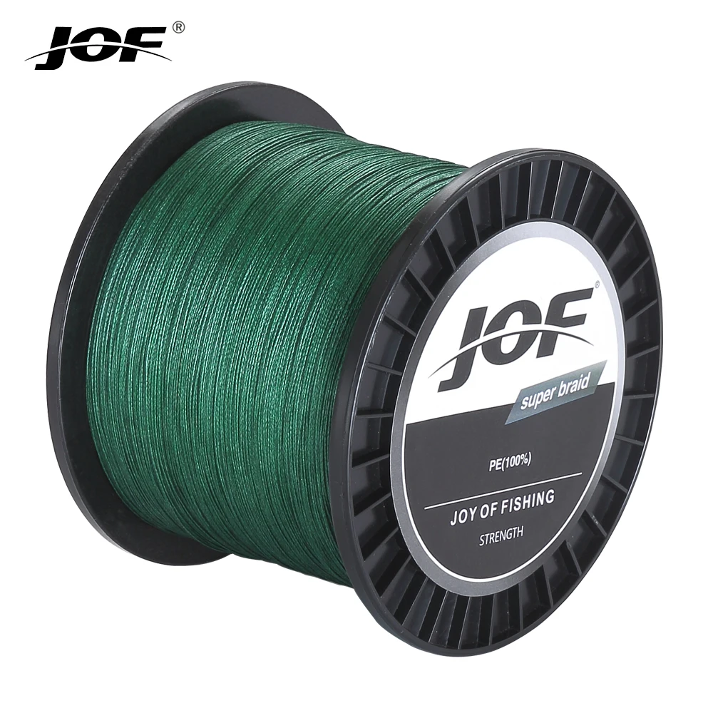 JOF 4 Strands Braided Fishing Line Multifilament 300M 500M 1000M Carp Fishing Japanese Braided Wire Fishing Accessories Pe Line