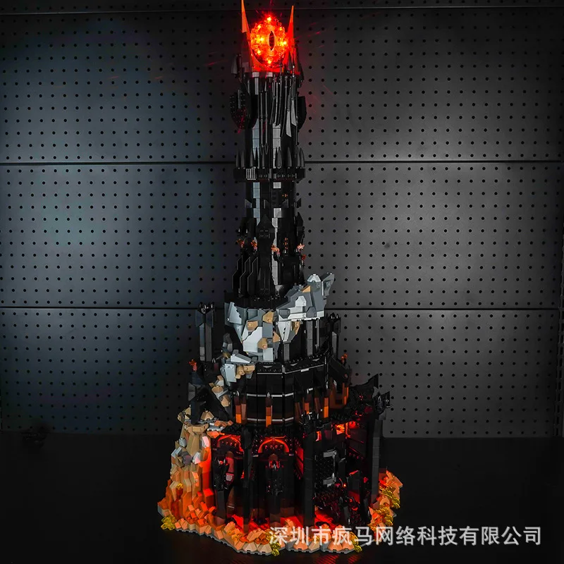 5471Pcs 2024 New 10333 Black Tower Dark Model Building Blocks Kit Bricks Creative MOC Toy for Boys Adult Birthday Gifts