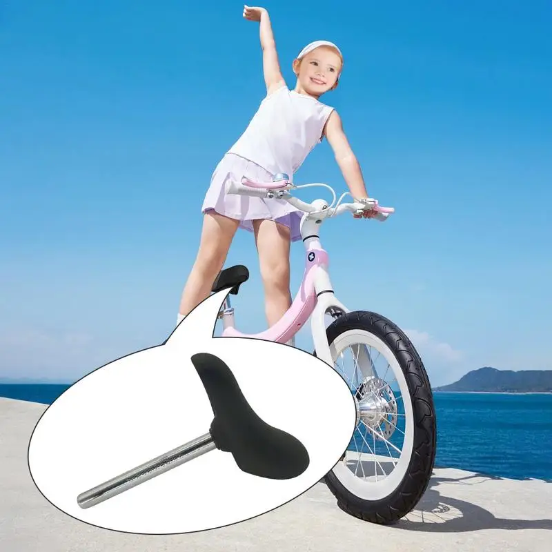 Replacement Cycle Seat For Kids Comfortable Cycle Saddle Cushion Rider Saddle With Seatpost Soft PU Cushion Balance Cycle Saddle