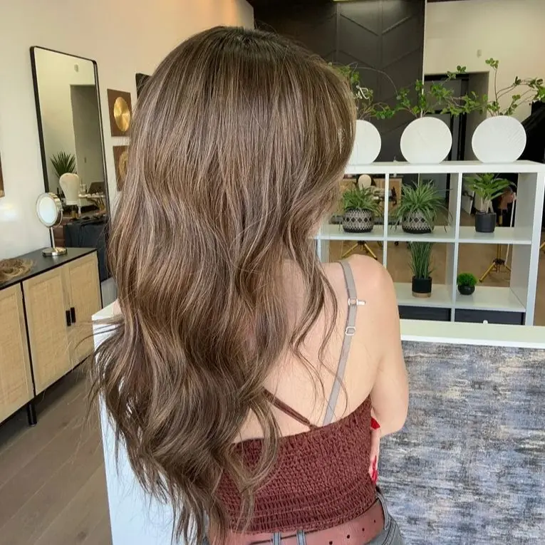 Pelucas sin pegamento 13x6 Rubio degradado marrón onda del cuerpo HD transparente peluca con malla frontal Balayage Rubio pelucas llenas del cordón 18 pulgadas para mujeres