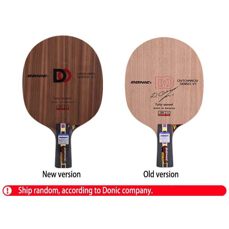 شفرة تنس الطاولة دونيك الأصلية senso V1 V2 ovtcharov هجوم سريع مع حلقة مضرب شفرة بينج بونج الشاملة