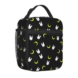 Sailors Moon Anime Insulated Lunch Bag Cooler Bag Reusable Manga Portable Lunch Box Tote Food Handbags Office Travel