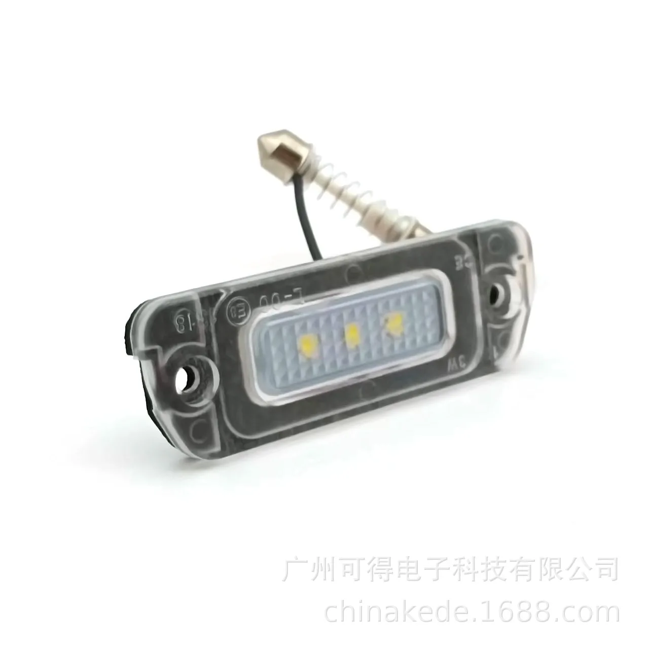 Fotografia 3: Luz de Placa de Licença LED para Mercedes Benz W251 W164 X164, Decodificador para Classe R, Classe ML, Classe GL