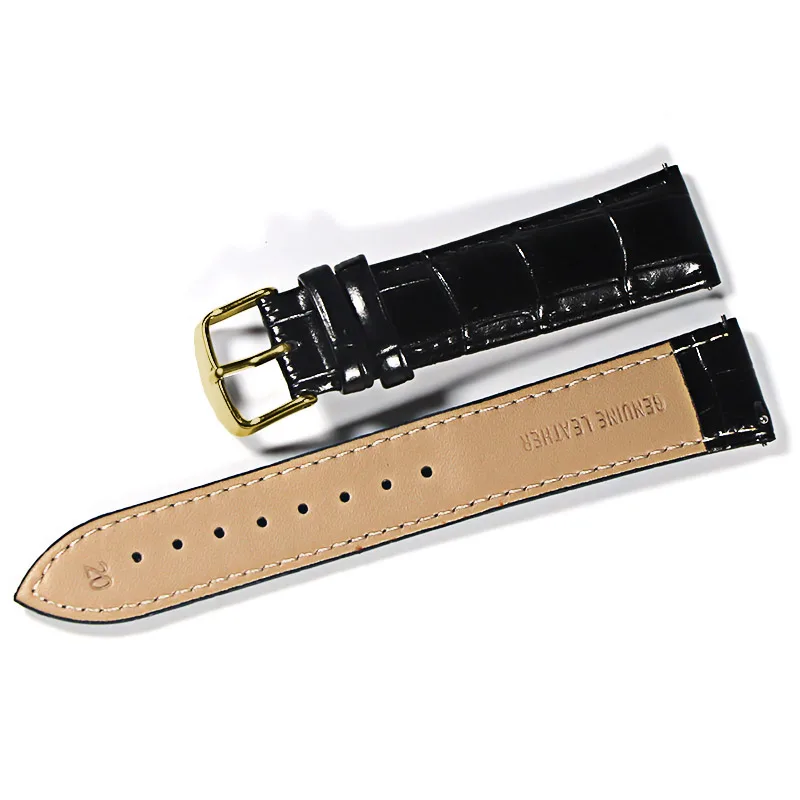 Genuine leather watch strap, 12mm, 18mm, 20mm, 22mm watch straps, watch accessories, premium Quick Release Raw Ear watch strap