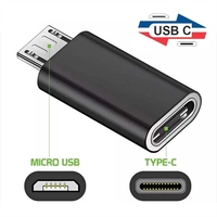 1-6Pcs USB Type C Female To Micro USB Male Adapter Connector TypeC USB Charger OTG Adapter for Mi Huawei Android Phone Converter