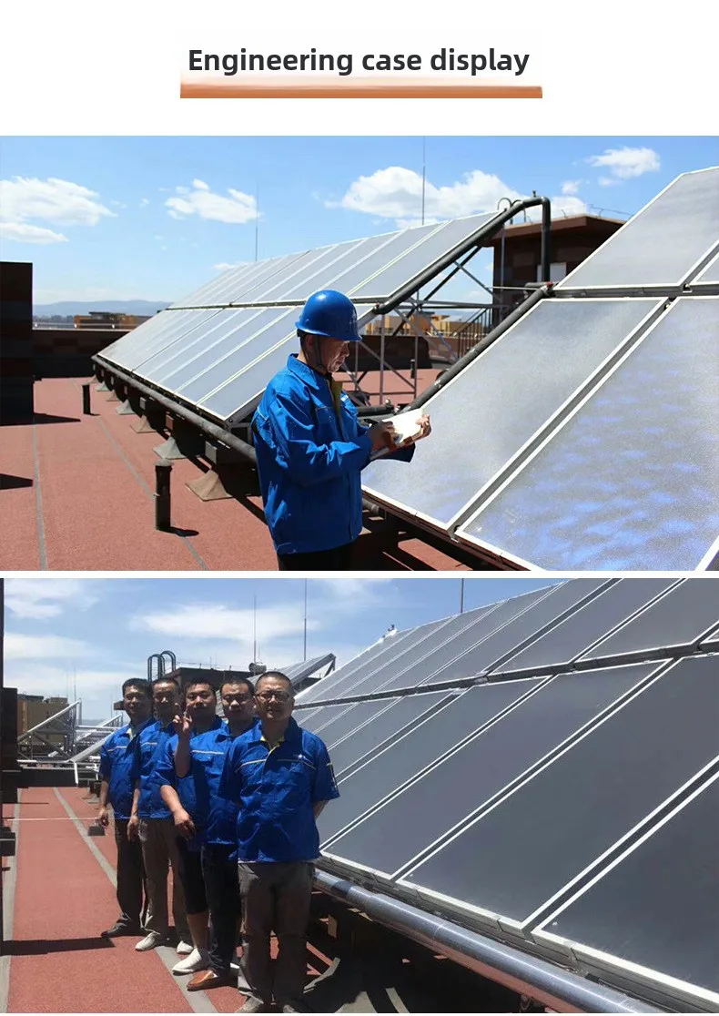 Good Quality Electric Solar Water Heater System Pressurized Solar Collector with Flat Plate Panel for Outdoor Use Energy Saving