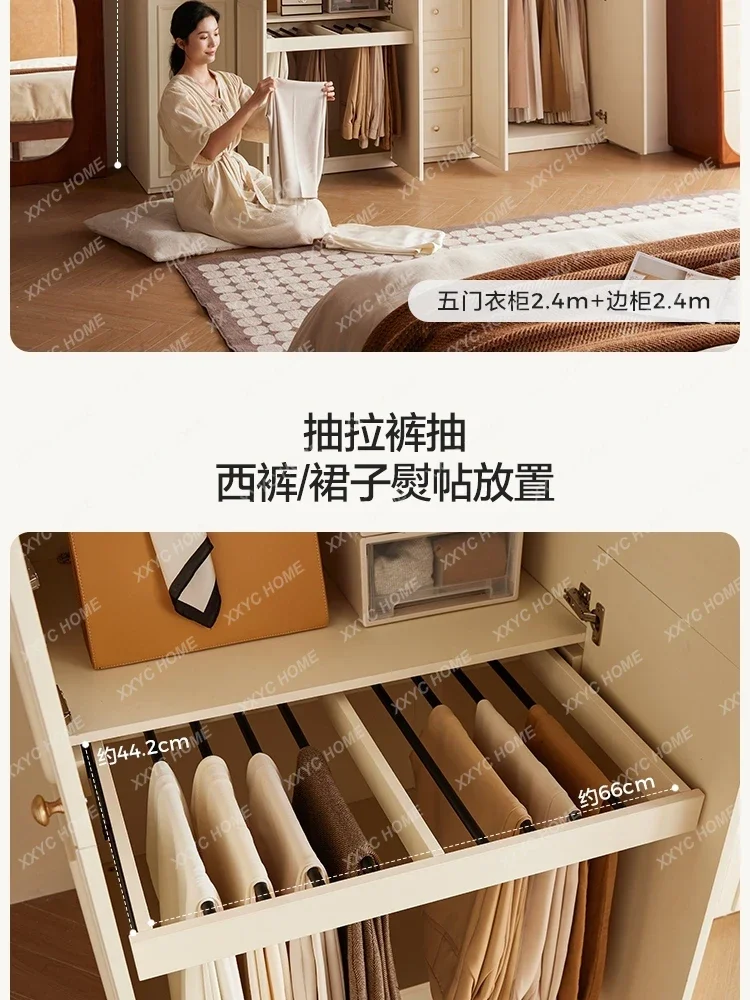 Locker Bedroom Wardrobe Cabinet Drawers Cream Storage Open Closet Bedroom Organizer Girls