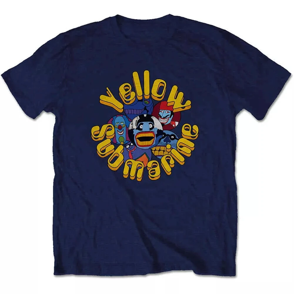 Classic Logo The Beatles Band T-Shirt Cotton Graphic Tee Men Women Summer Streetwear