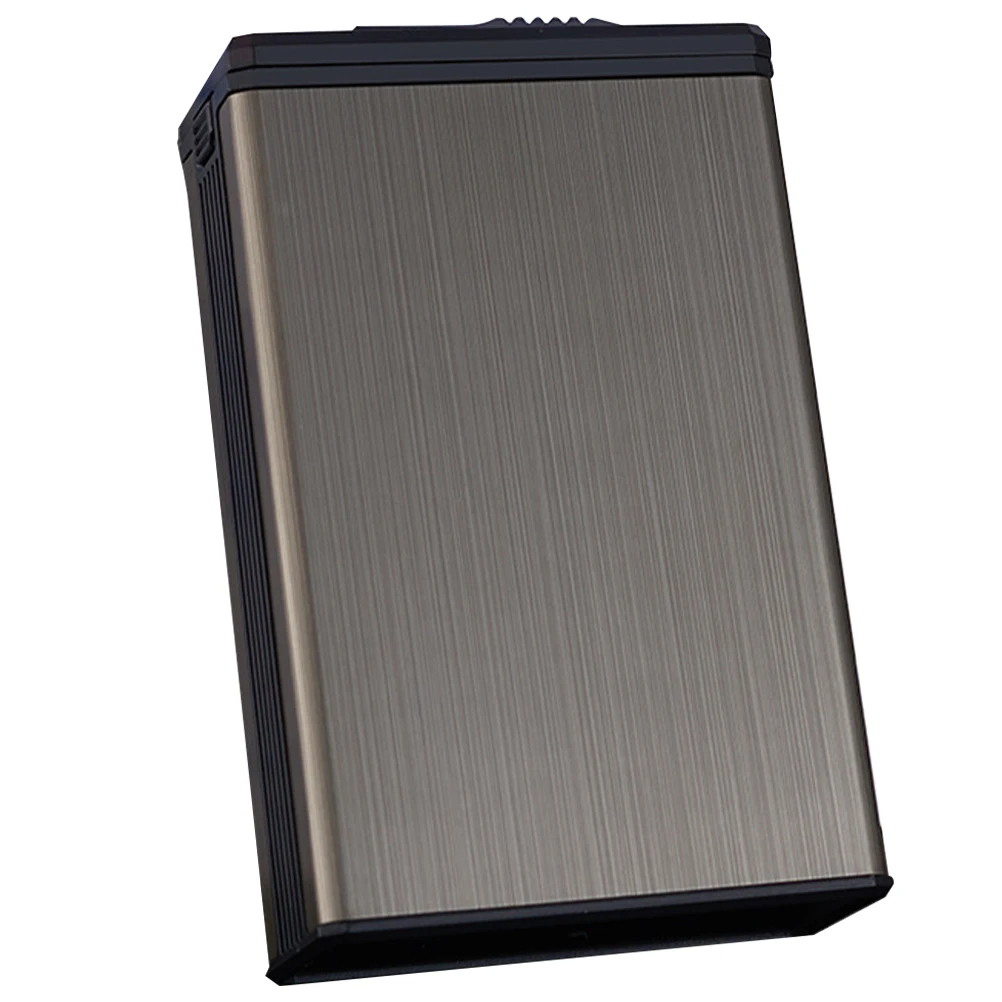 

Cigarette Case Premium Plastic Durable Compact Slide Lid Cigarette Box Storage Container Portable Display Holder Metal Case