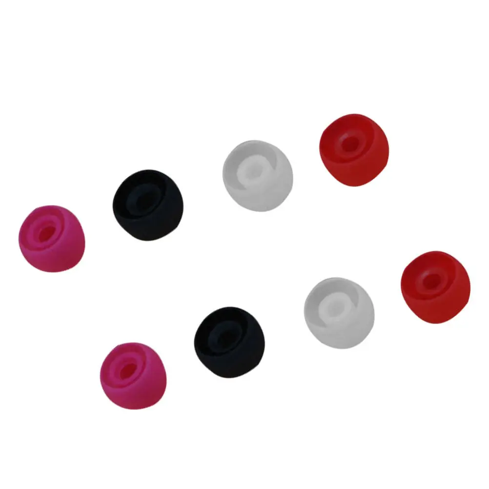 8Pcs in-Ear Headphones Silica Gel Earmuffs for Earphone Soft Silicone Covers Noise Isolation Clear Sound Protection