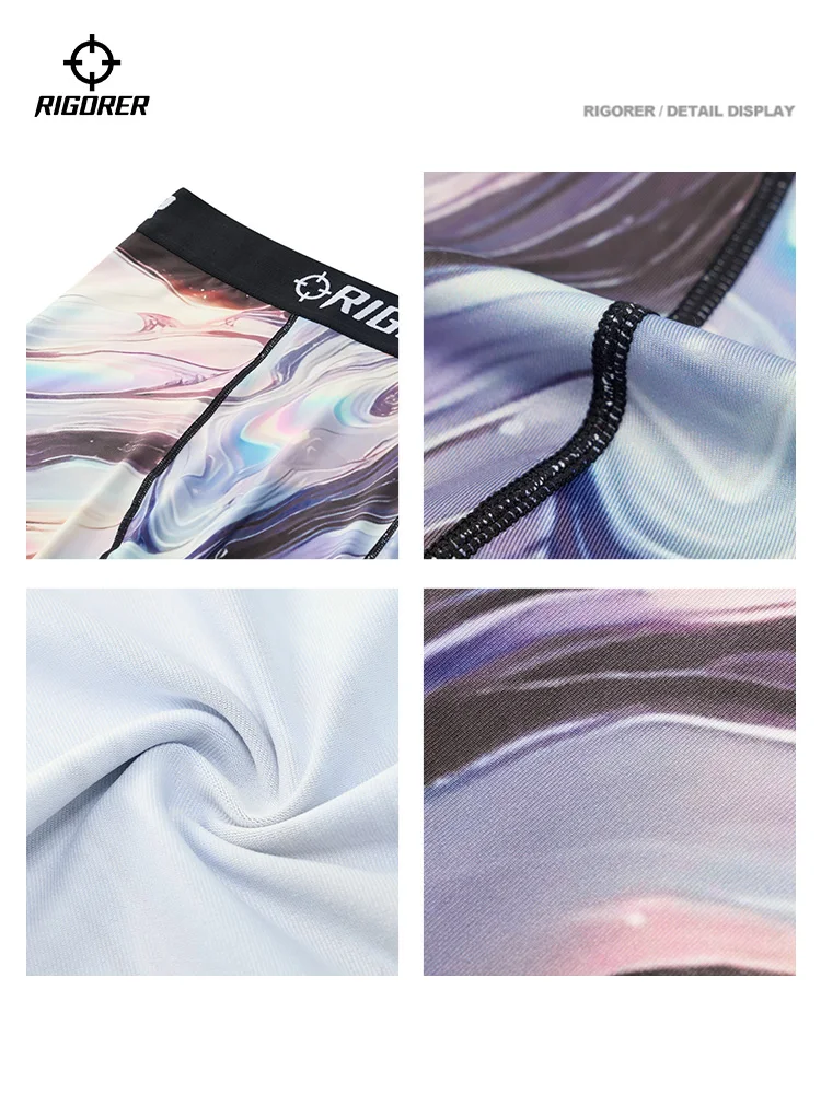 RIGORER ضغط السراويل طماق الذكور سراويل رياضية ضغط مرن الرجال السراويل الضيقة اللياقة البدنية كرة السلة تشغيل السراويل #3