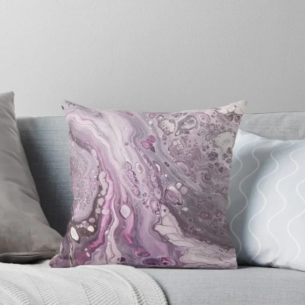 Amethyst and Silver Throw Pillow covers for pillows Cushion Cover Set pillow