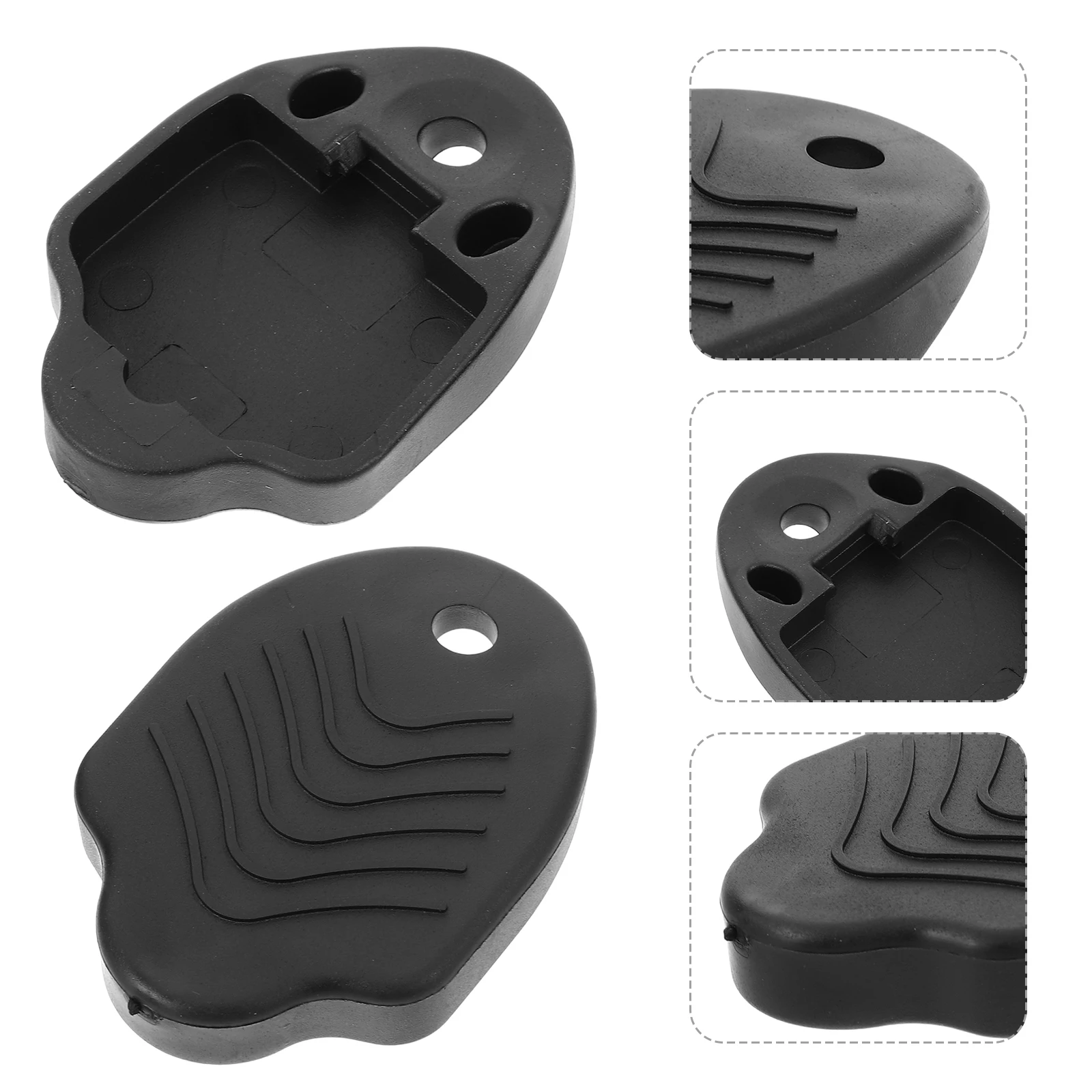

2 Pcs Pedal Cleat Cover Covers Cycling Splint Cleats for Shoes Bike Resin Protector