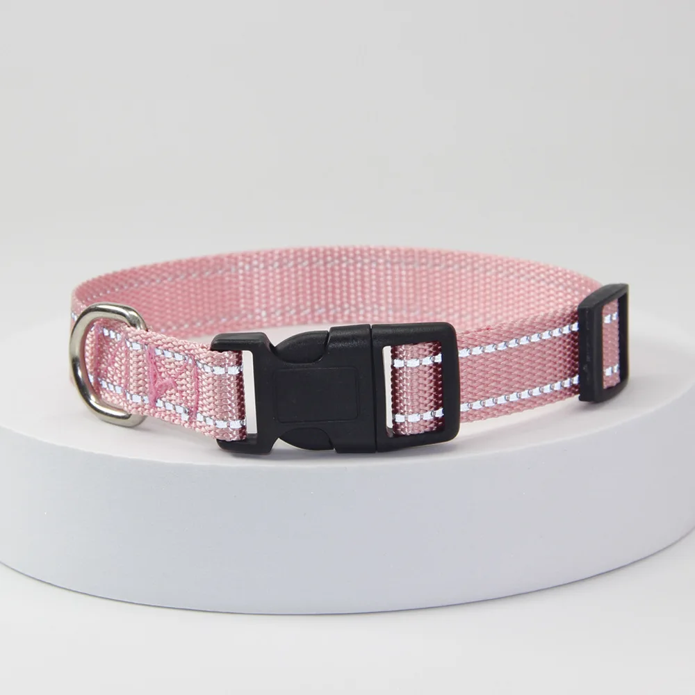 Set aus Nylon-Hundehalsband und Leine, Haustierhalsbänder, Leine für kleine, mittelgroße und große Hunde, Hundezubehör für kleine Hunde – Detail 16