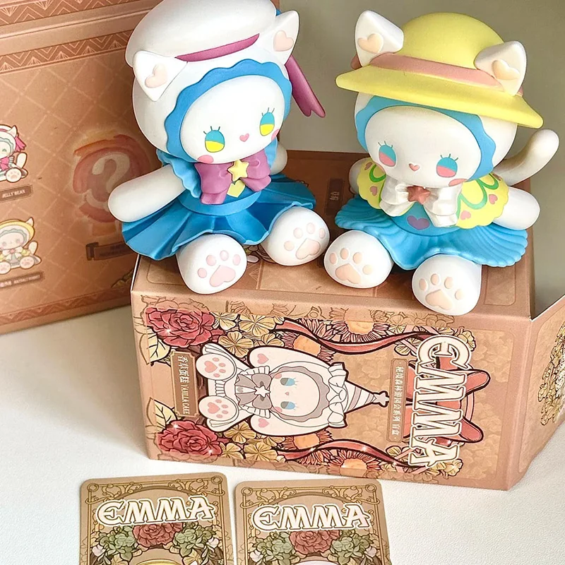 EMMA سر الغابات الحب الدوبامين صندوق أعمى نموذج سلسلة دمية Kawaii عمل أنيمي الشكل سطح المكتب الديكور اللعب هدية عيد