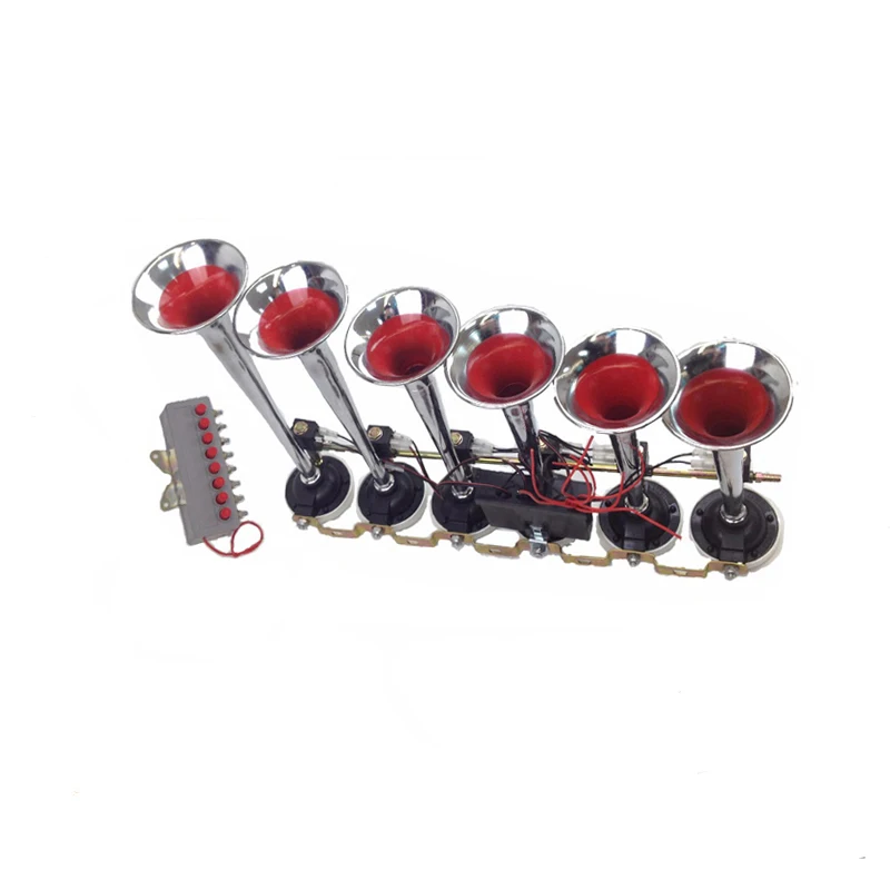 Musical 6 pipes air horn truck bus 8 melody music air horn pakistan