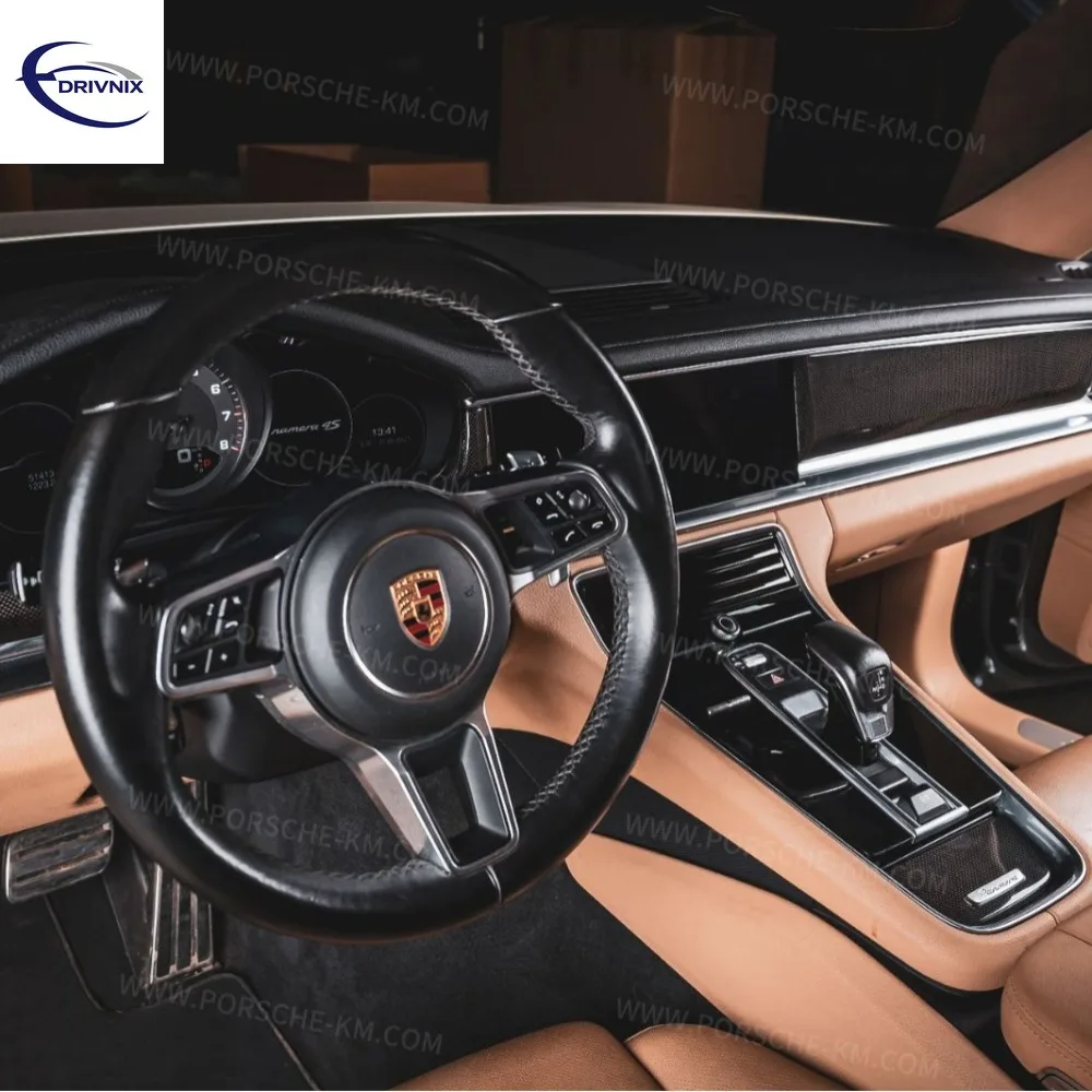 10-piece set Carbon fiber patch Interior left rudder long/short shaft For 2017-2023 Paramela 971  Car Exterior Modifications