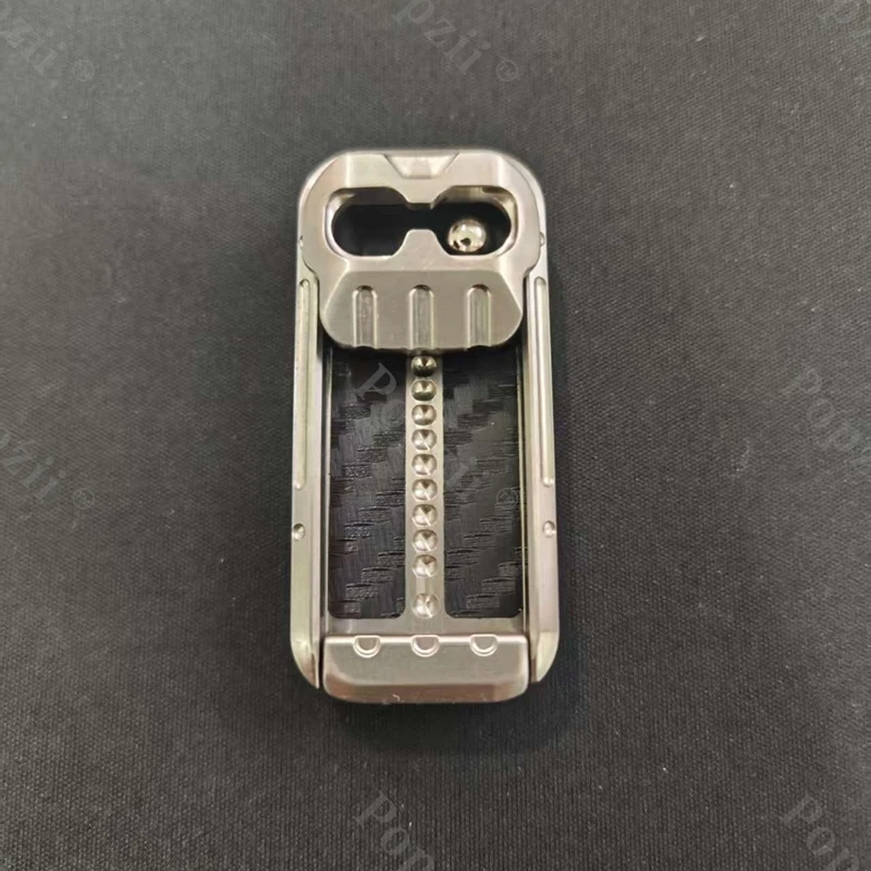 Titanium Alloy Bounce Mechanical Push Slider Adults Stress Relief Toy Office Stress Relief Gadgets Fidgeting Toy Anxiety Toys