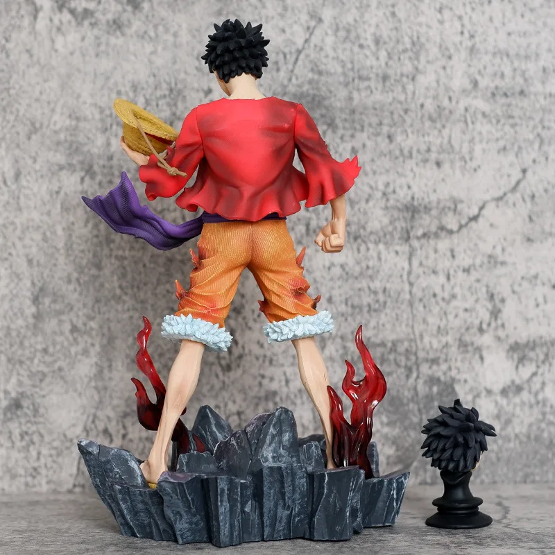 Anime One Piece Luffy Action Figure Monkey D Luffy Figuras Manga Figurine 24.5cm GK Statue Model Ornaments Toys Gift for Kids