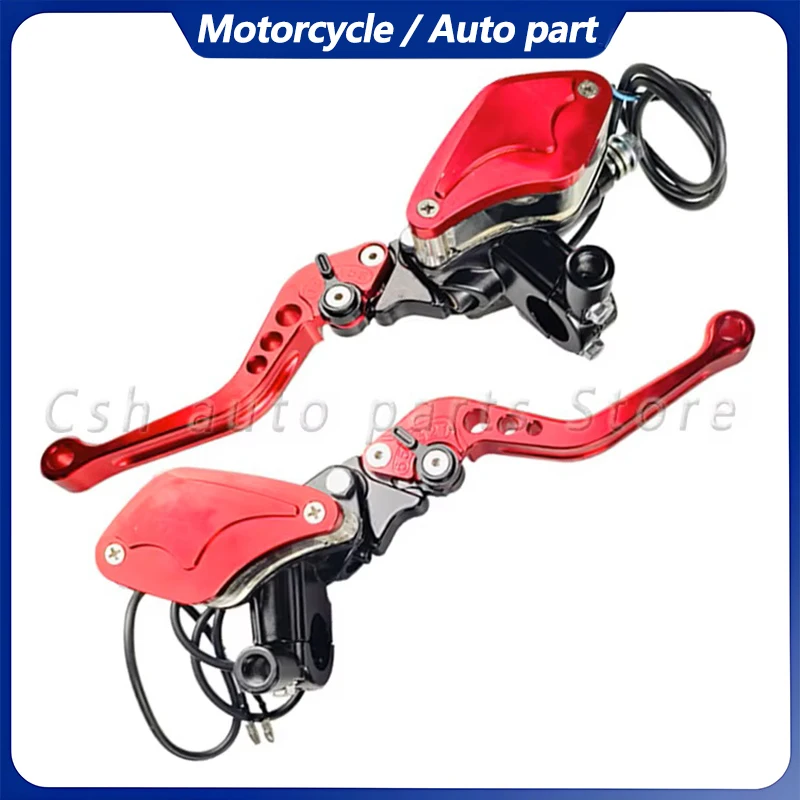 

A Set 7/8" 22mm Universal Motorcycle Brake Adjust Handles Handlebars Hydraulic Clutch Master Cylinder Levers For Yamaha scooter