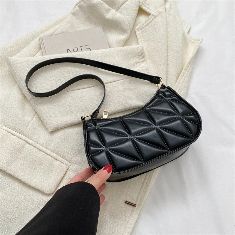 

Fall Winter Niche Crossbody Bag - Retro Women's Shoulder Purse, Fashion Arm Pit Bag with Adjustable Strap