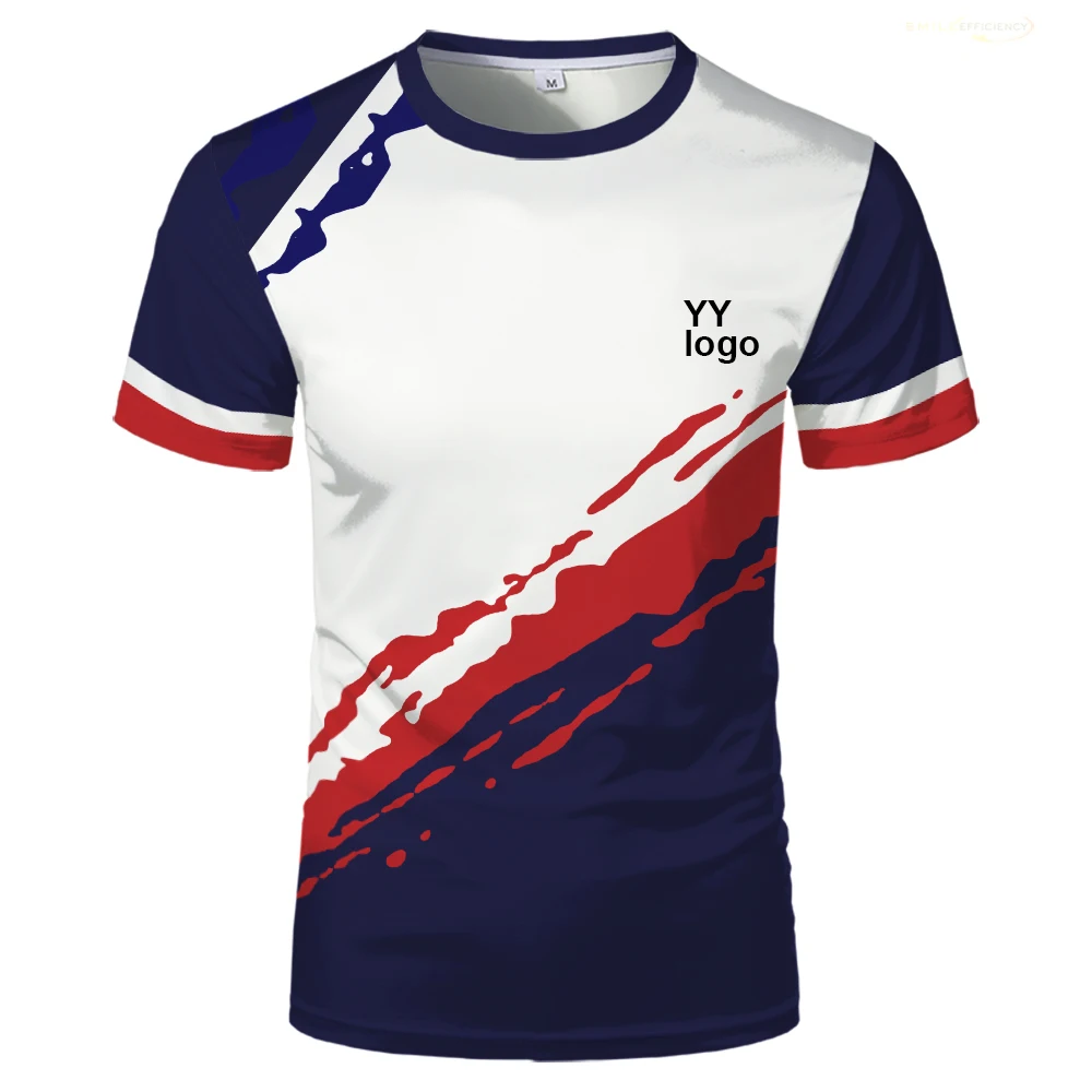 Men's Badminton Clothing T Shirt With YY Logo Tennis Short-Sleeved Training Uniform  Padel Sports Quick Dry Breathable Clothes