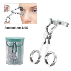 Women Eye Care Contact Lenses Inserter Remover Plastic Soft Tip Tweezer Stick Wearing Tools Lens Accessories Accessories