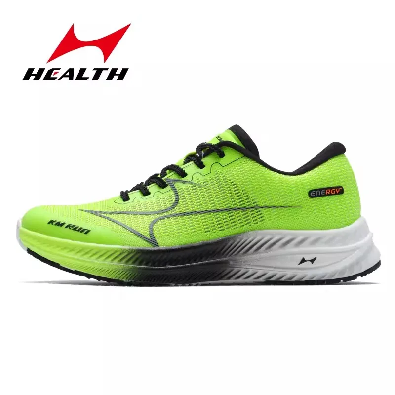 Health Speed Competetion Running Sports Fitness Shoes Mesh Breathable Men Jogging Marathon Shoes Carbon Plate Racing Sneakers