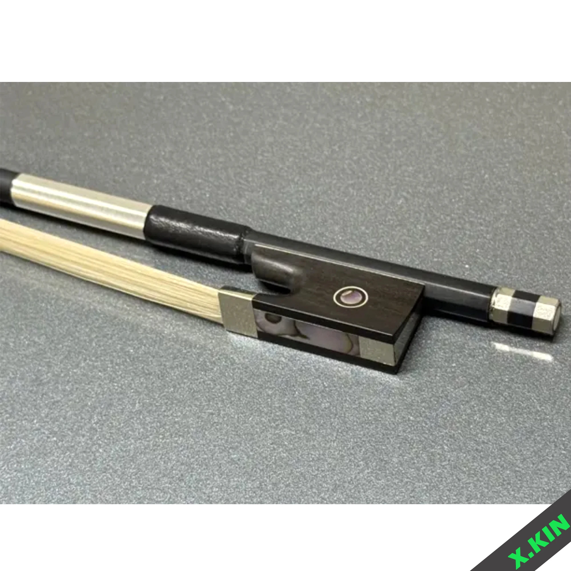 

High Quality Pure Black Carbon Fiber Violin Bow 4/4 Mongolian Horse Hair