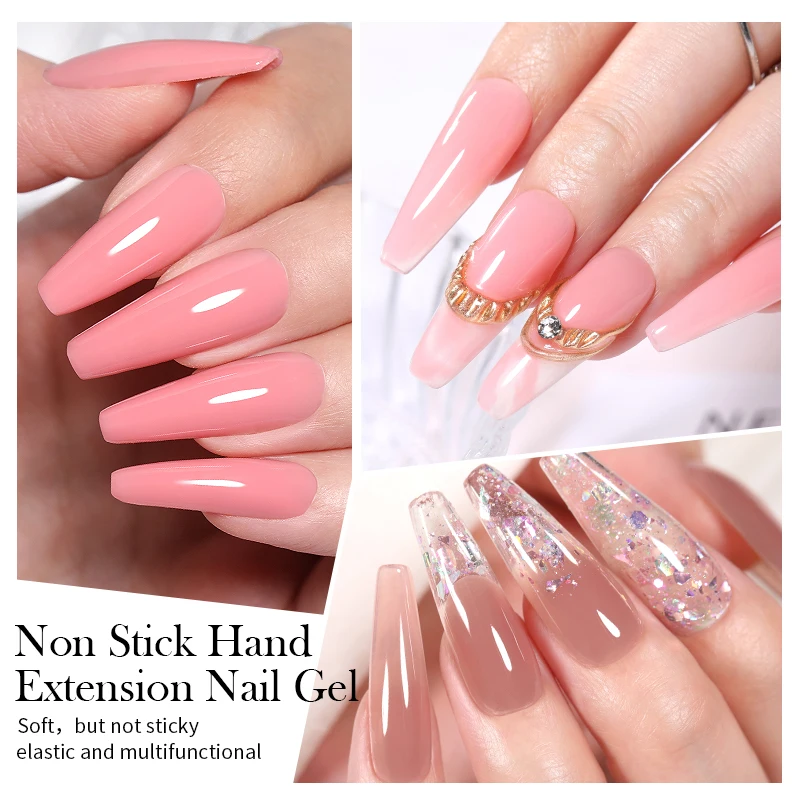 BORN PRETTY 15ml Non Stick Hand Extension Gel Solid Gel Polish 3D Multigel Stereoscopic Carved Gel For Nail Painting Carving