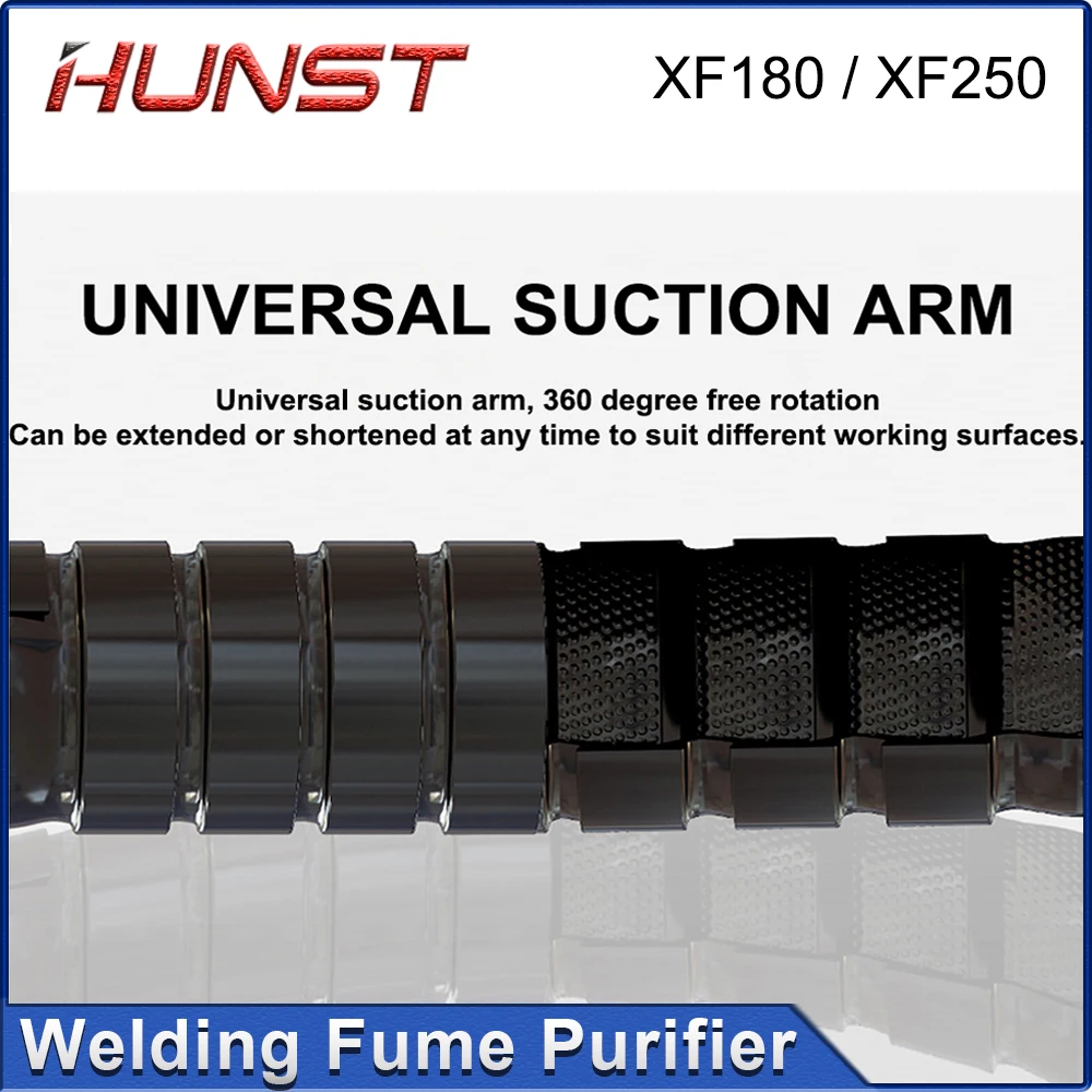 Imagem -05 - Extrator de Fumaça Hunst-laser para Nail Salon Purificador de Fumaça de Solda Coletor de Poeira Hepa Beleza Absorção de Poeira Xf180